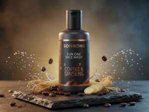 Sombong 5-In-One Face Wash With Coffee & Ginseng